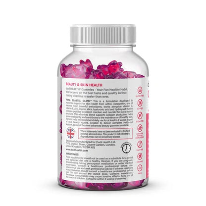 Aaponminimarket Collagen Gummies with Astaxanthin & Zinc - Sugar-Free, Halal, Skin Support, UK