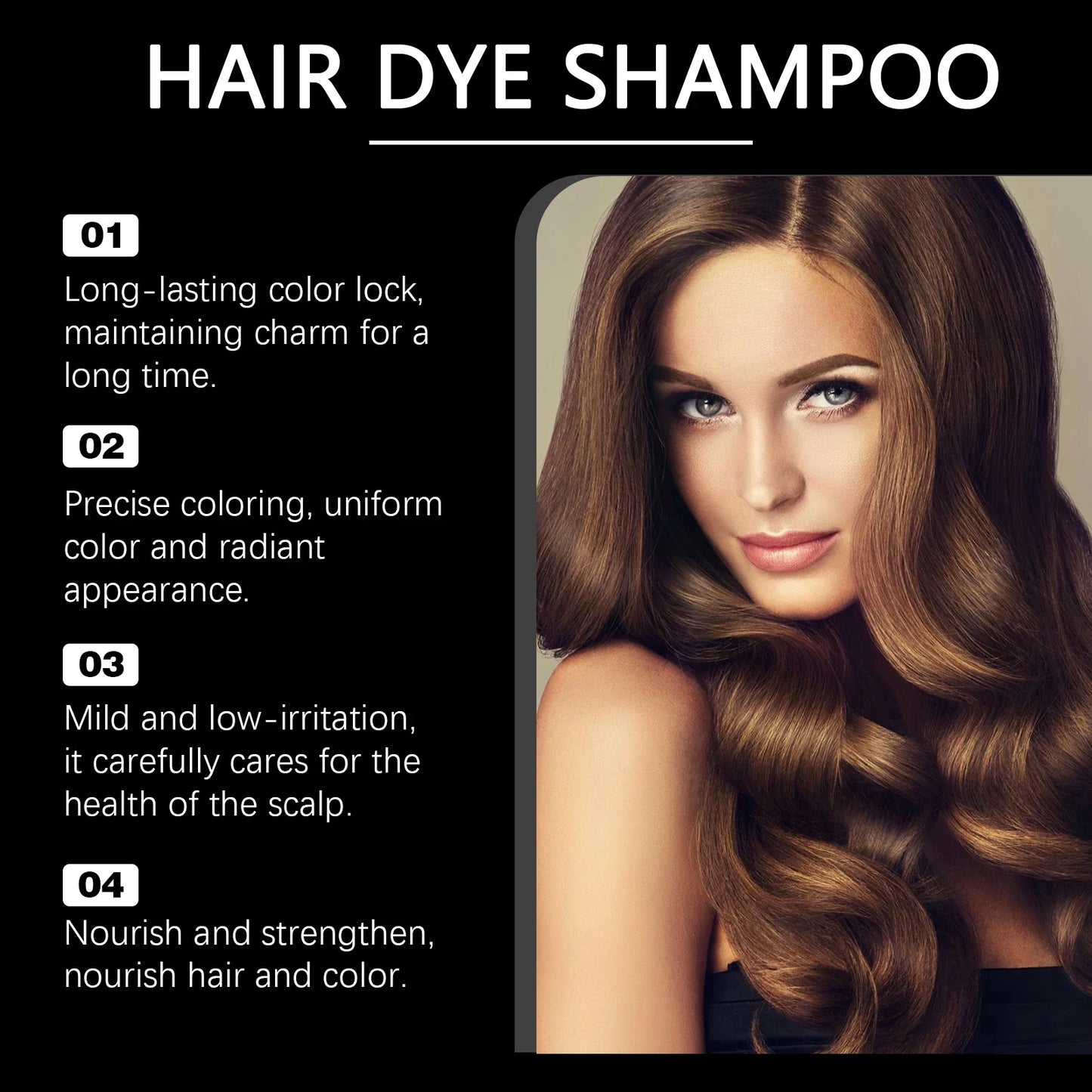 Color Hair Dye Shampoo