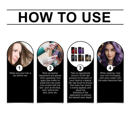 Color Hair Dye Shampoo