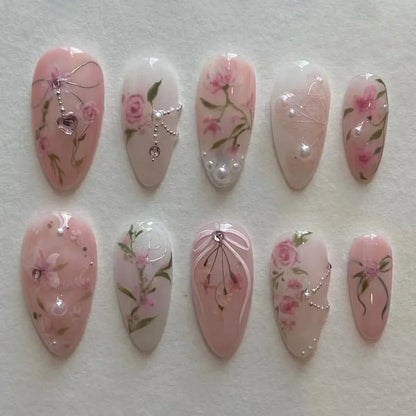 Aapon Mini Market Ltd Colorful 3D Press-On Nails