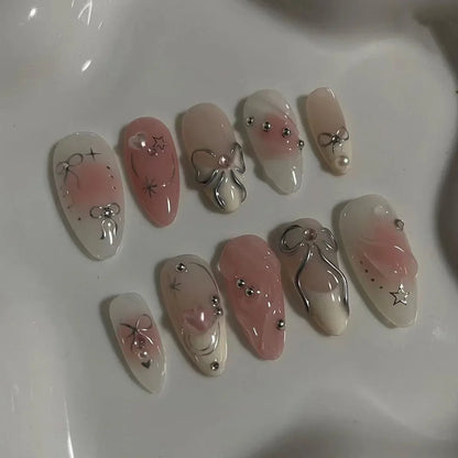 Aapon Mini Market Ltd Colorful 3D Press-On Nails