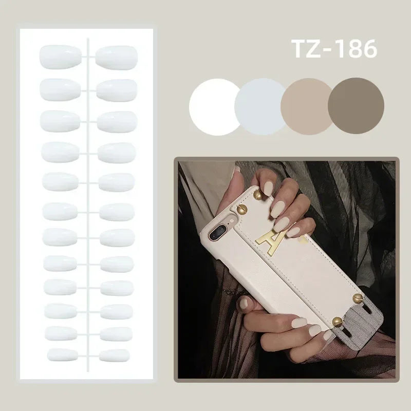 Aapon Mini Market Ltd Colorful 3D Press-On Nails