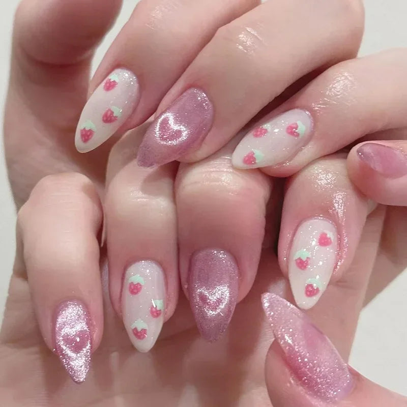 Aapon Mini Market Ltd Colorful 3D Press-On Nails