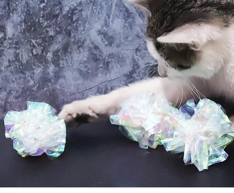 Colorful Crinkle Balls for Cats