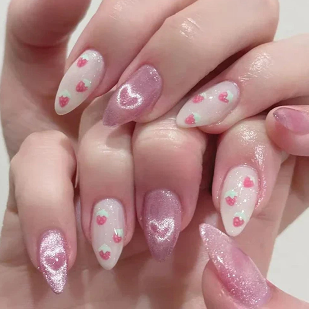 Aapon Mini Market Ltd Colorful 3D Press-On Nails