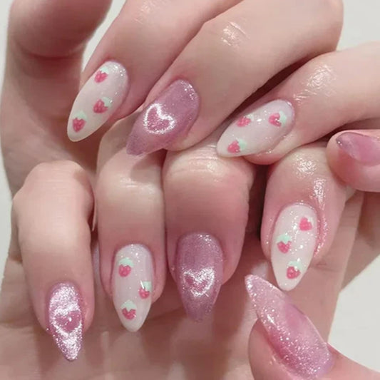 Aapon Mini Market Ltd Colorful 3D Press-On Nails
