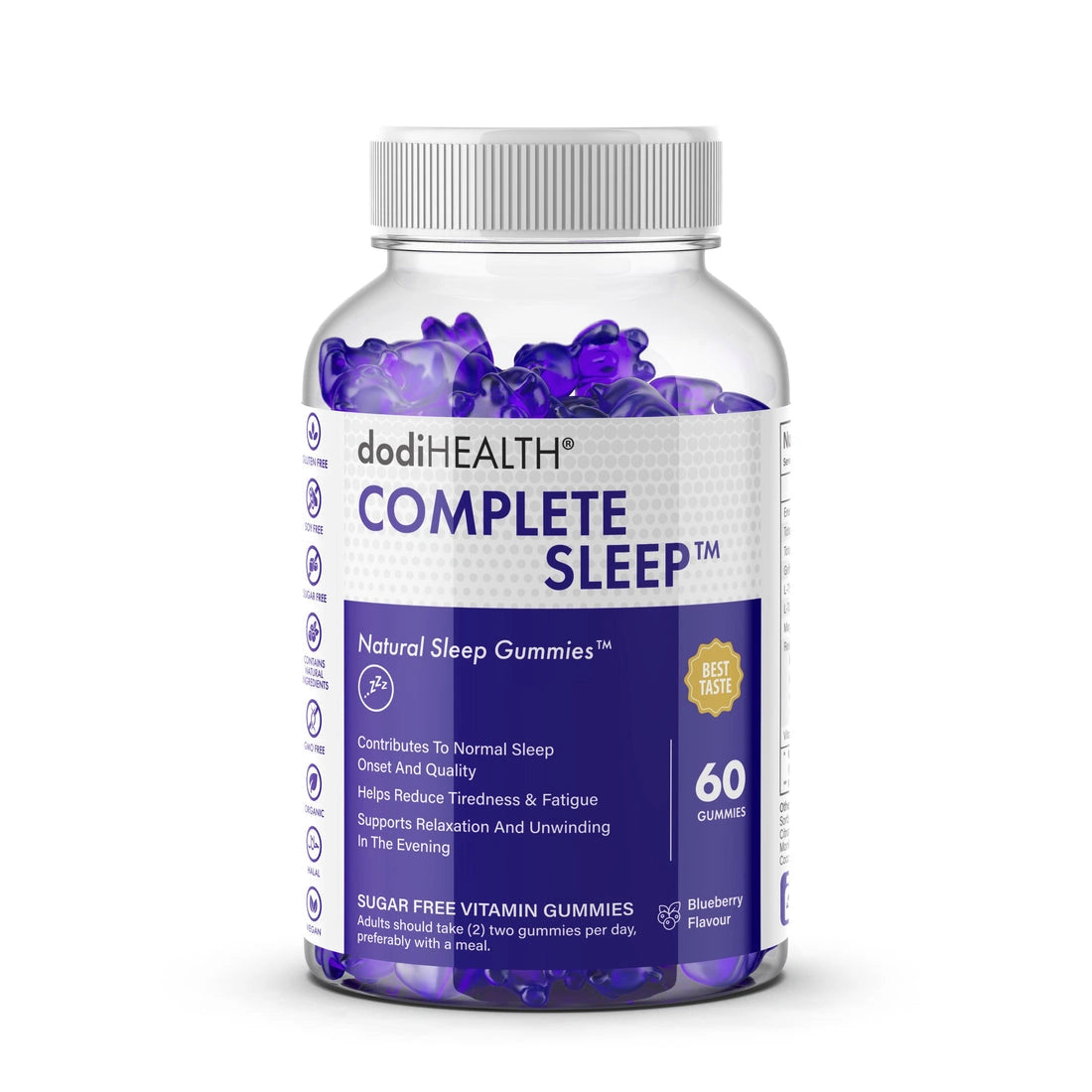 Aaponminimarket Complete Sleep Gummies with Magnesium & Valerian Root - Sugar-Free UK