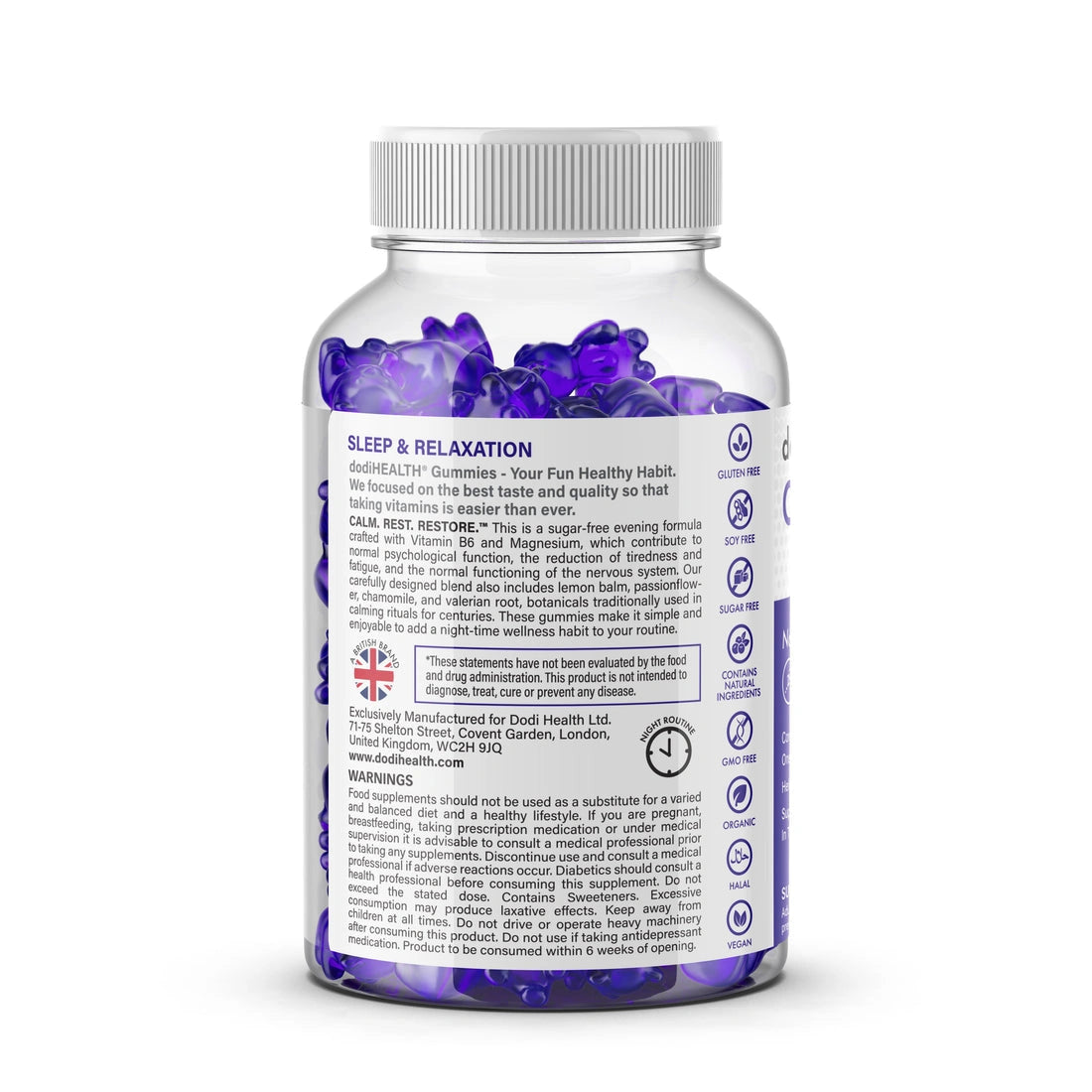 Aaponminimarket Complete Sleep Gummies with Magnesium & Valerian Root - Sugar-Free UK