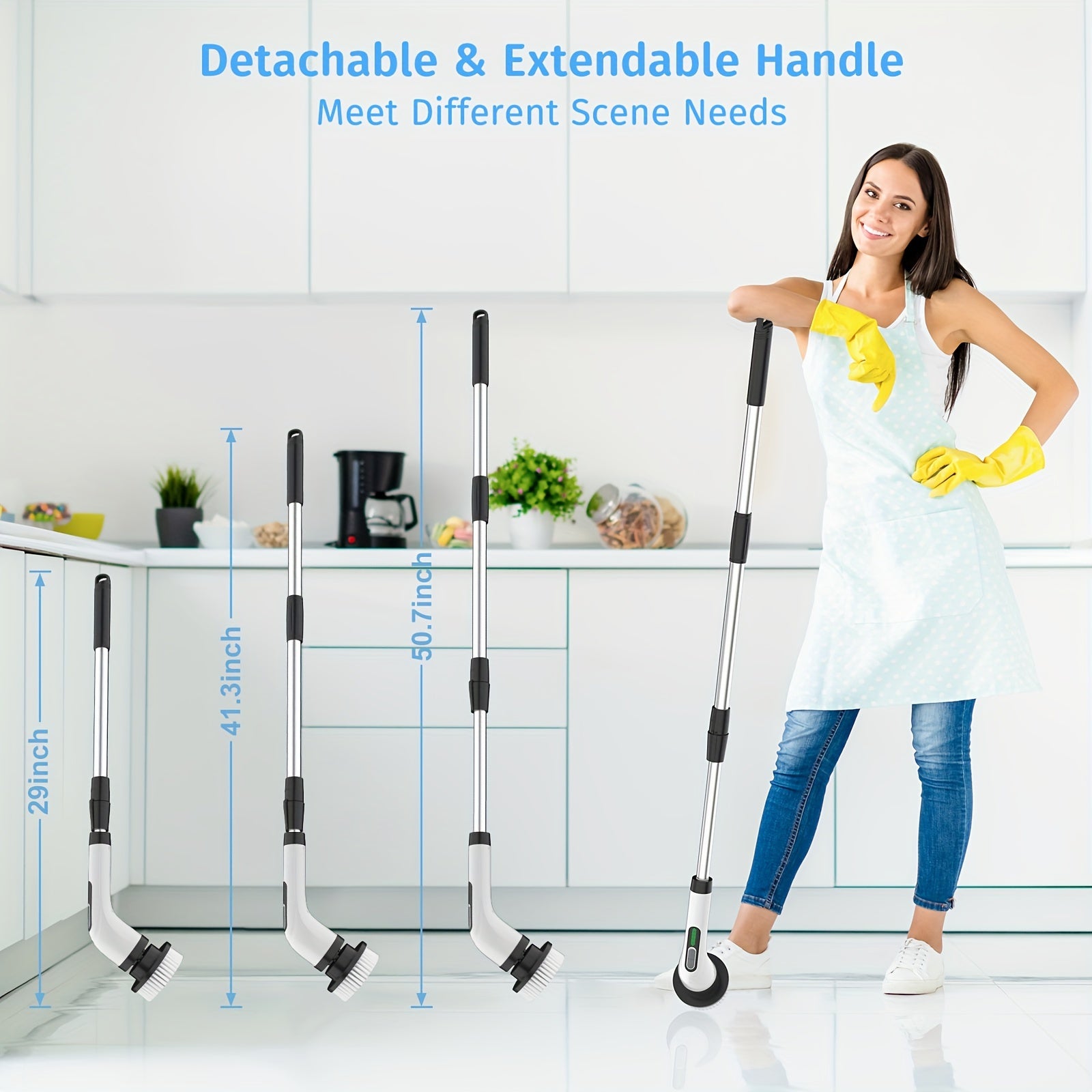 Aapon mini market -Cordless Spin Scrubber