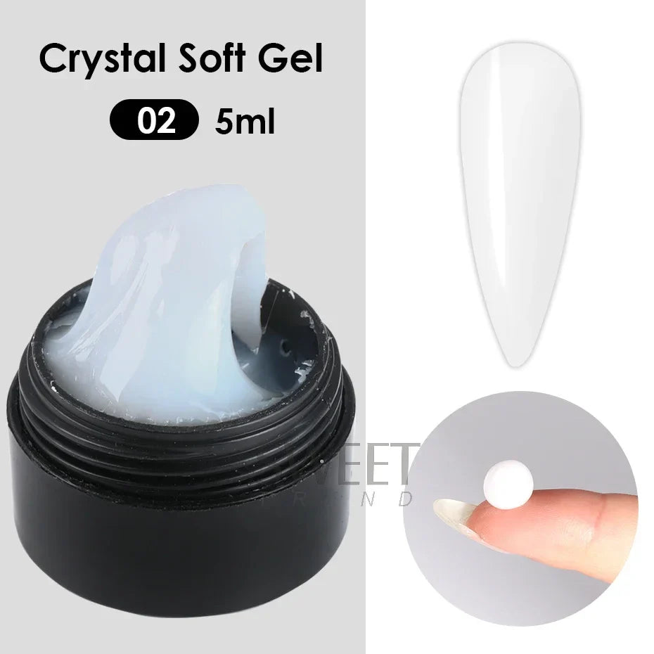 Aapon Mini Market Ltd Crystal Soft Nail Gel Kit for Stunning DIY Manicures