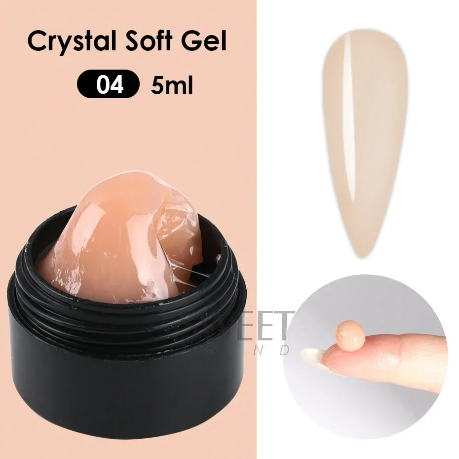 Aapon Mini Market Ltd Crystal Soft Nail Gel Kit for Stunning DIY Manicures