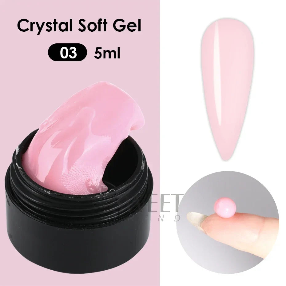 Aapon Mini Market Ltd Crystal Soft Nail Gel Kit for Stunning DIY Manicures