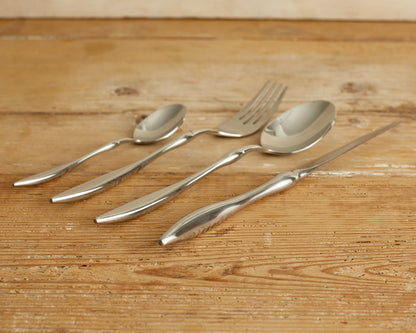 Aapon mini market -Monaco Silver Stainless Steel Cutlery Sets x16/24 pieces