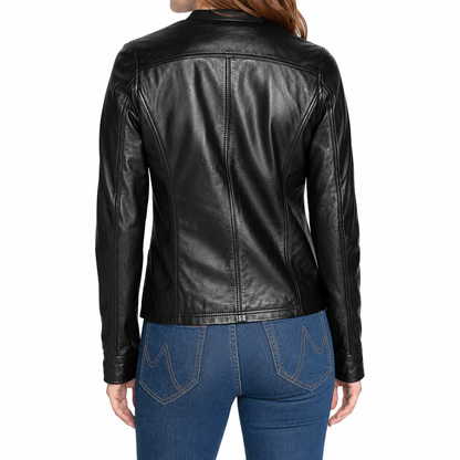 Women’s Soft Leather Motorcycle Jacket