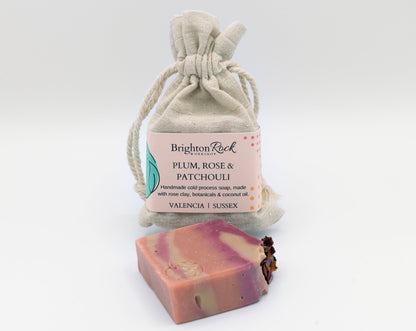 Plum, Rose & Patchouli - Rose Clay Soap