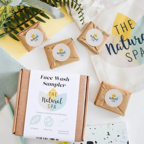 Aaponminimarket Face Wash Sample Pack - 4 x 15g Face Wash Bars