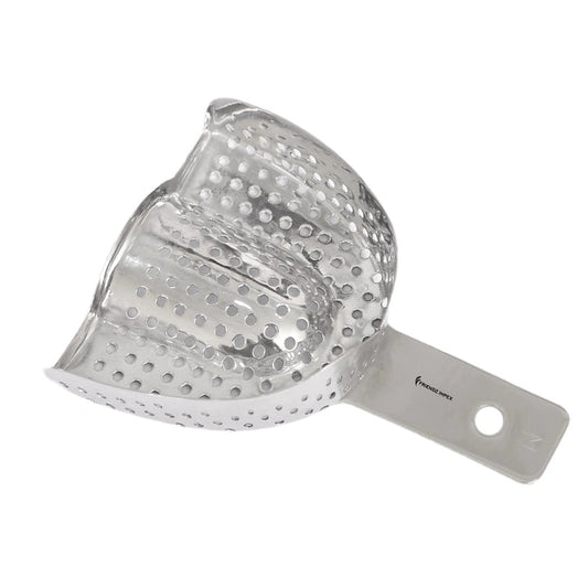 Dental Perforated Impression Tray | Prosthodontics Training Instrument for Students