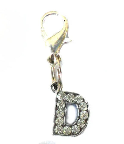 Aaponminimarket A–Z Crystal Letter Pet Charms