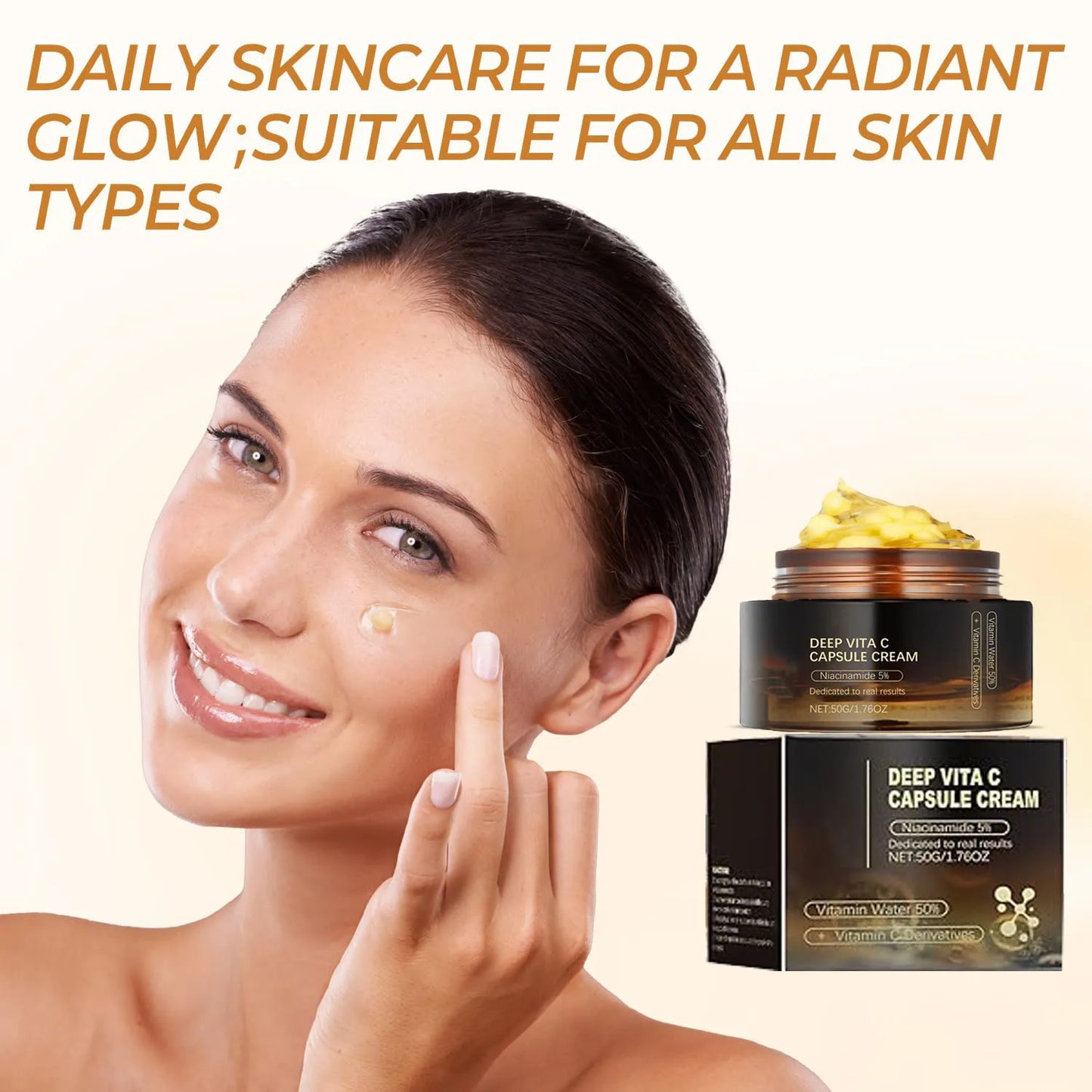 Aapon Mini Market Ltd Deep Vitamin C Golden Capsule Moisturizer