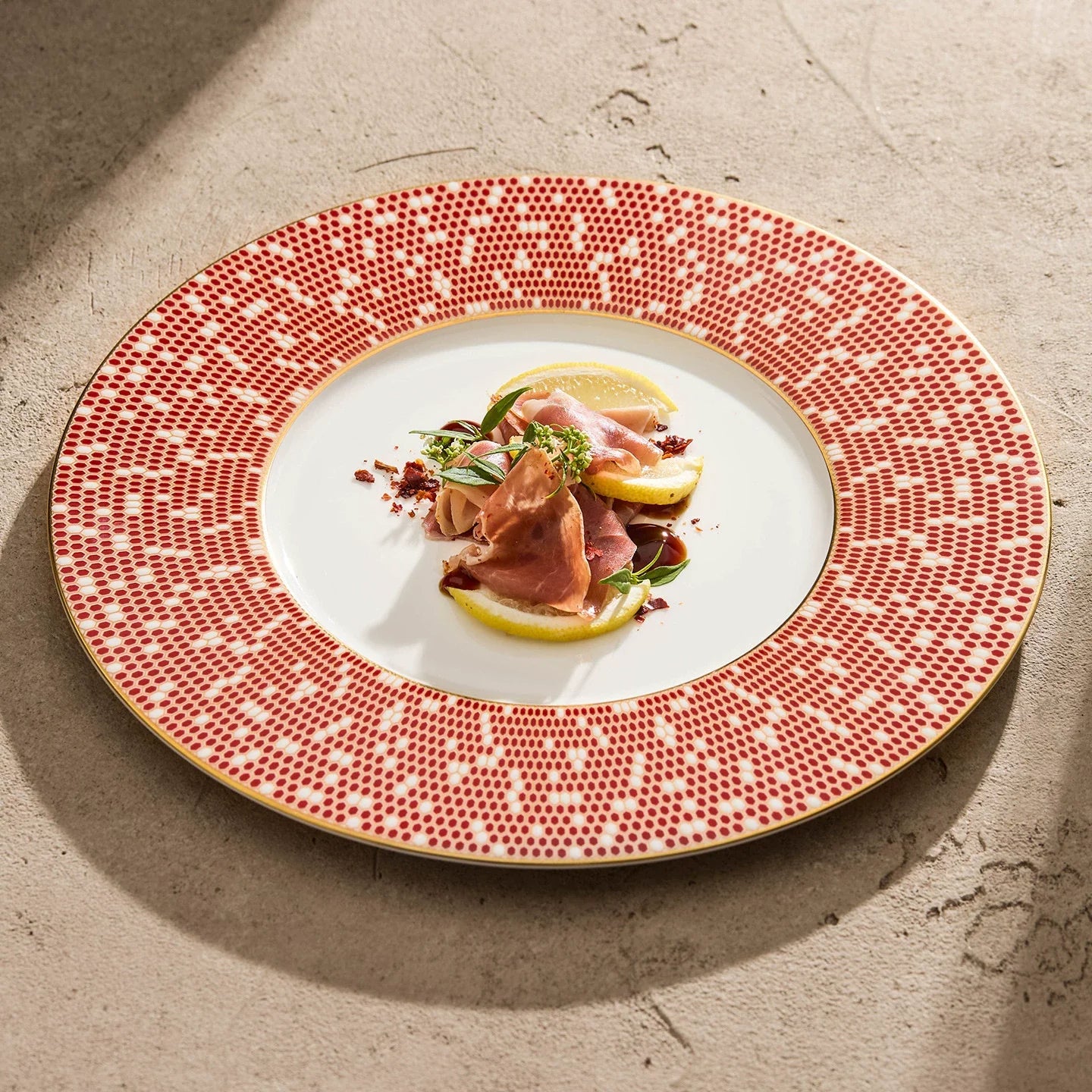 Aapon mini market -Celestial Mosaic Porcelain Plate