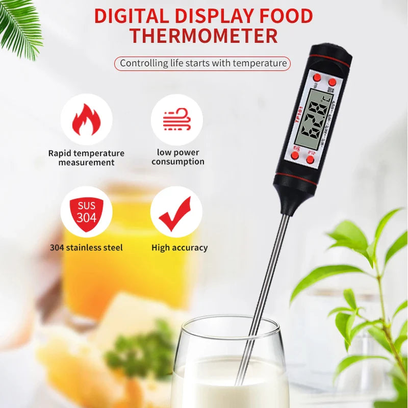 Aapon mini market - Digital Grill Thermometer with Probe Display