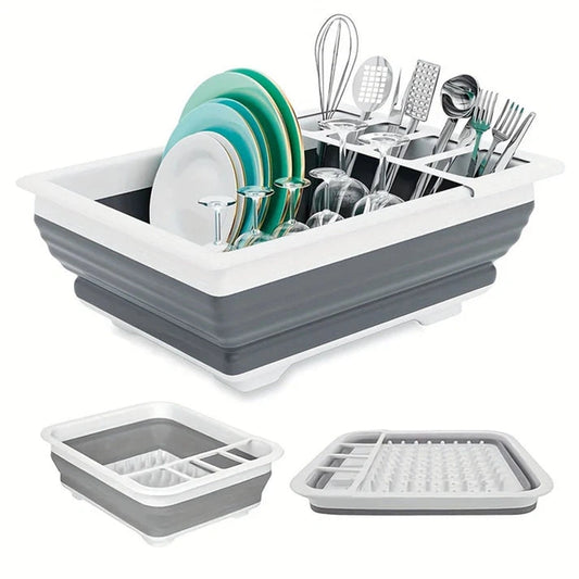 Aaponminimarket Dish Rack with Utensil Holder