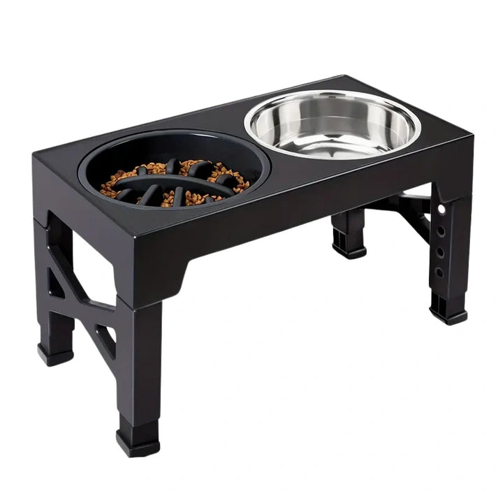 Aaponminimarket Dog Bowl Stand with 3 Bowls