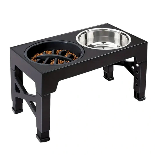 Aaponminimarket Dog Bowl Stand with 3 Bowls