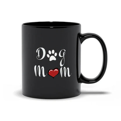 Aaponminimarket Dog Mom Mug (Black)