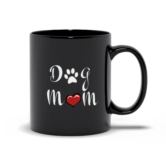 Aapon mini market -Dog Mom Mug (Black)