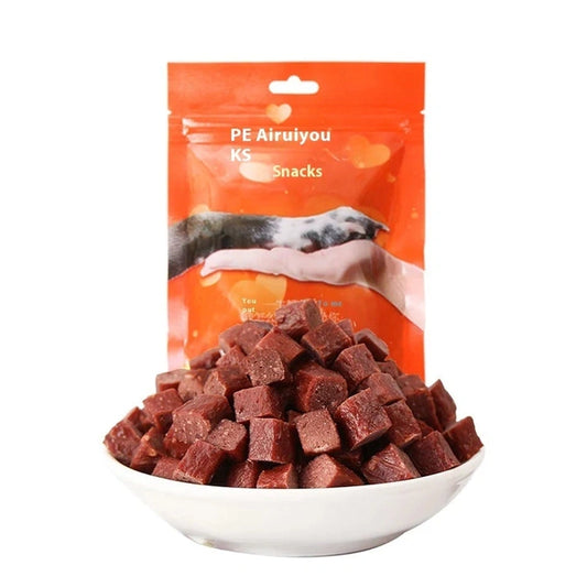 Aaponminimarket Dog Snacks Dried Beef Cubes Wholesale Pet Snacks