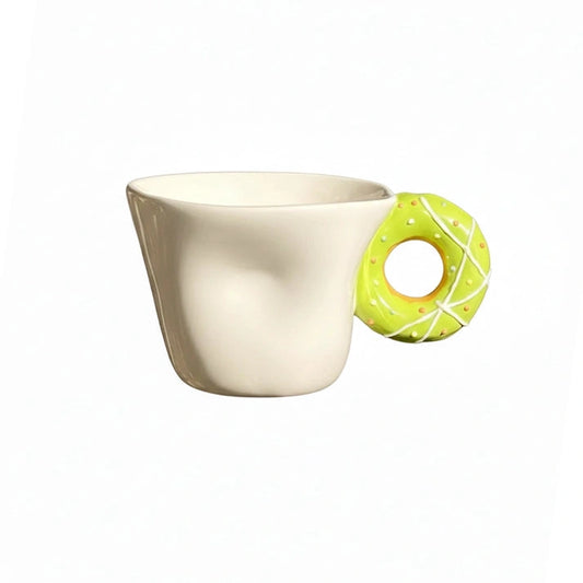 Aaponminimarket Donut Handle Mug