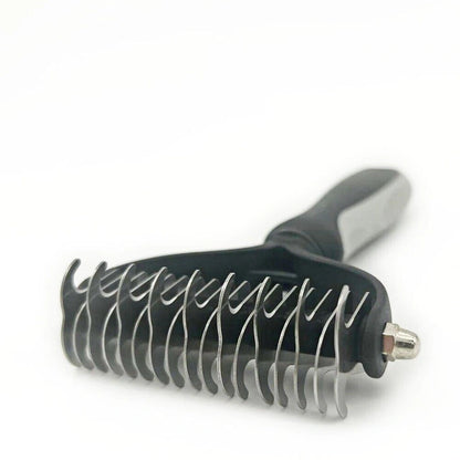 Aaponminimarket Double-Sided Pet Grooming Brush