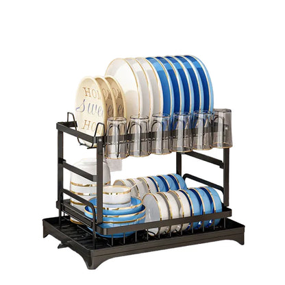 Aapon mini market -Double Decker Dish Drying Rack