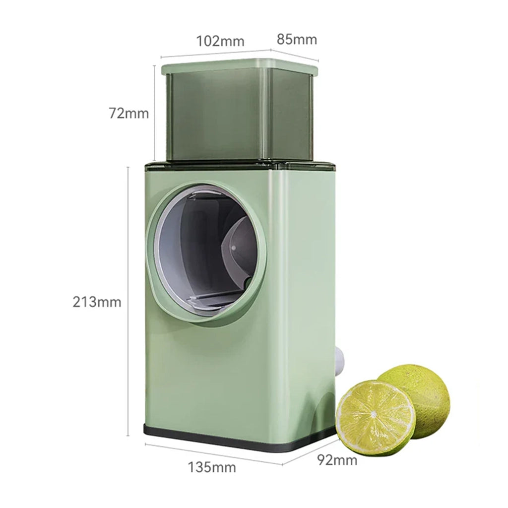 Aapon mini market -Drum Vegetable Cutter Hand-Crank Food Slicer