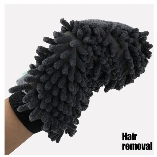 Aaponminimarket Dual-Sided Pet Bathing Brush and Grooming Glove