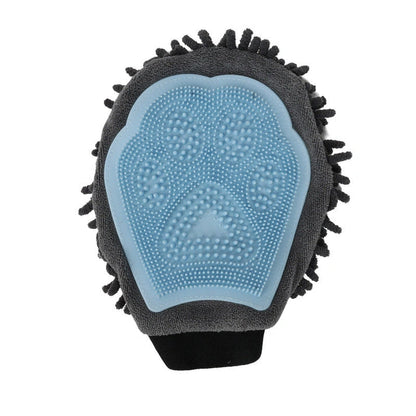 Aaponminimarket Dual-Sided Pet Bathing Brush and Grooming Glove