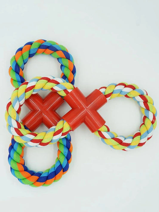 Aaponminimarket Durable Cotton Bite Resistant Rope for Pet Dog Toys