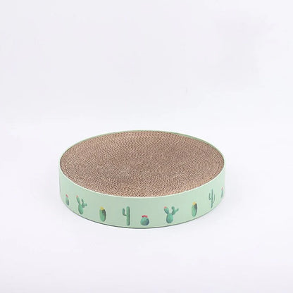 Aapon Mini Market Ltd Durable Round Cat Scratch Board Bed and Toy