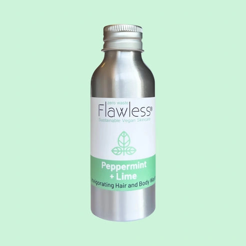 Flawless Men's Peppermint + Lime Hair & Body Wash