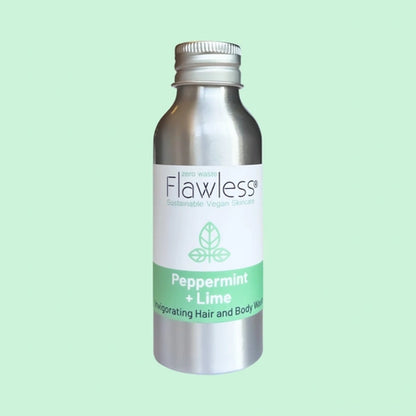 Flawless Men's Peppermint + Lime Hair & Body Wash