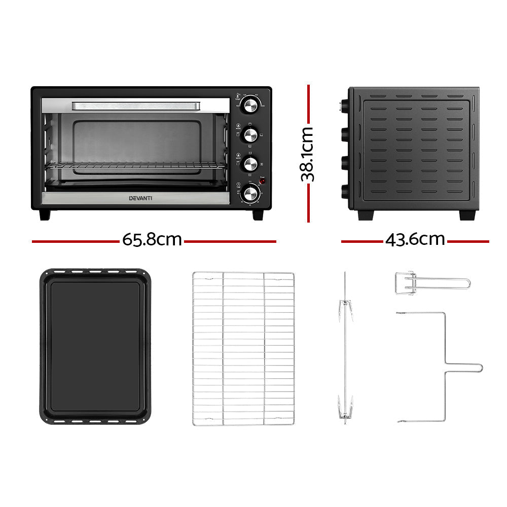 Aapon mini market - NNEDSZ Devanti 60L 2000W Convection Oven