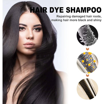 EELHOE Brown Hair Dyeing Shampoo