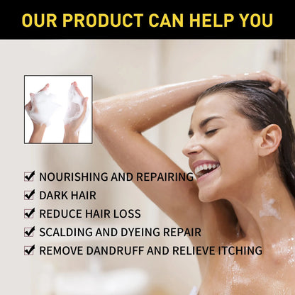 EELHOE Brown Hair Dyeing Shampoo