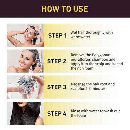 EELHOE Brown Hair Dyeing Shampoo