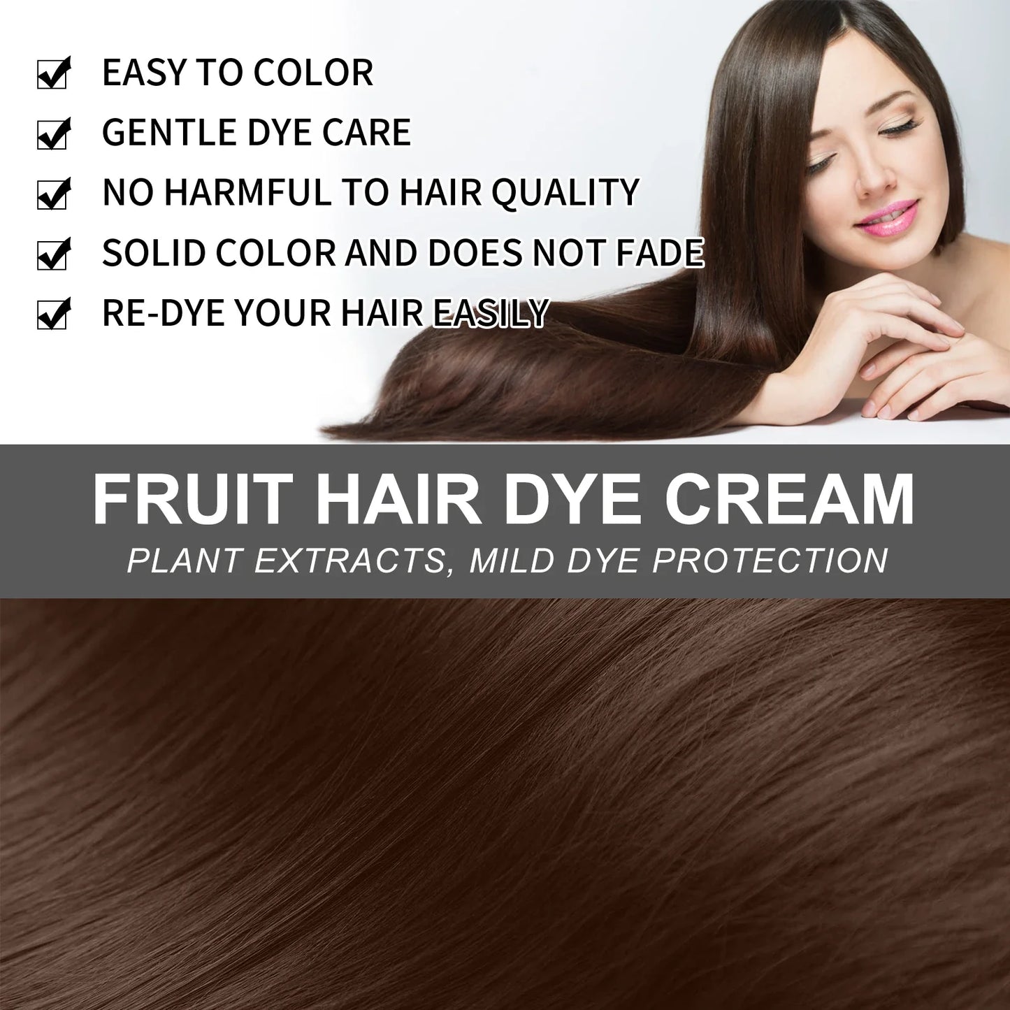 EELHOE Fruit Hair Dye Cream