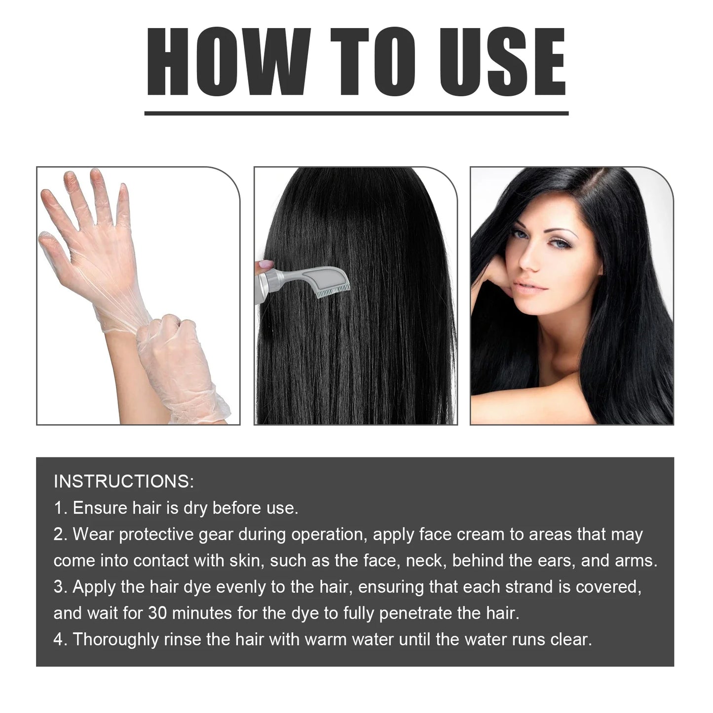 EELHOE Fruit Hair Dye Cream