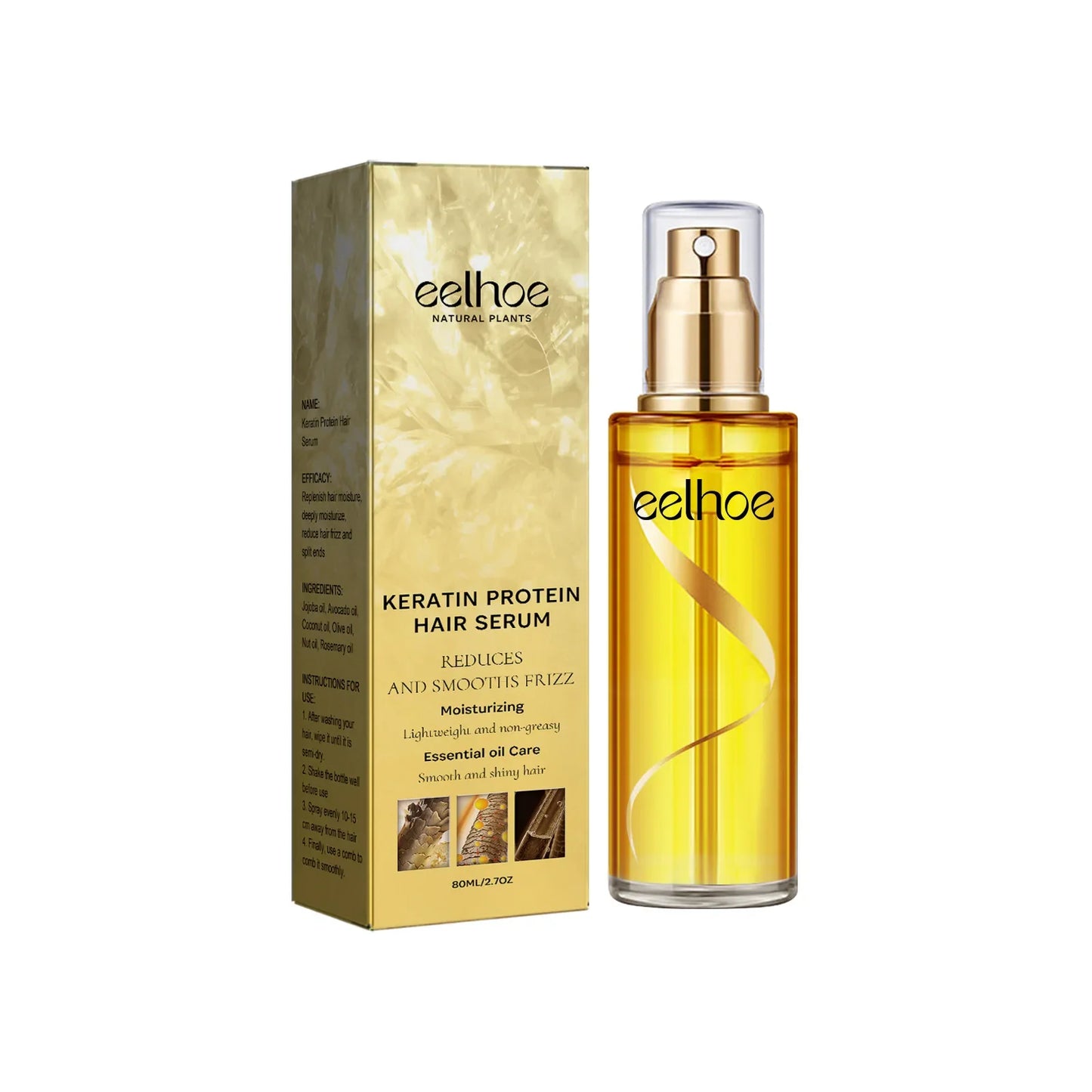 EELHOE Keratin Treatment Spray