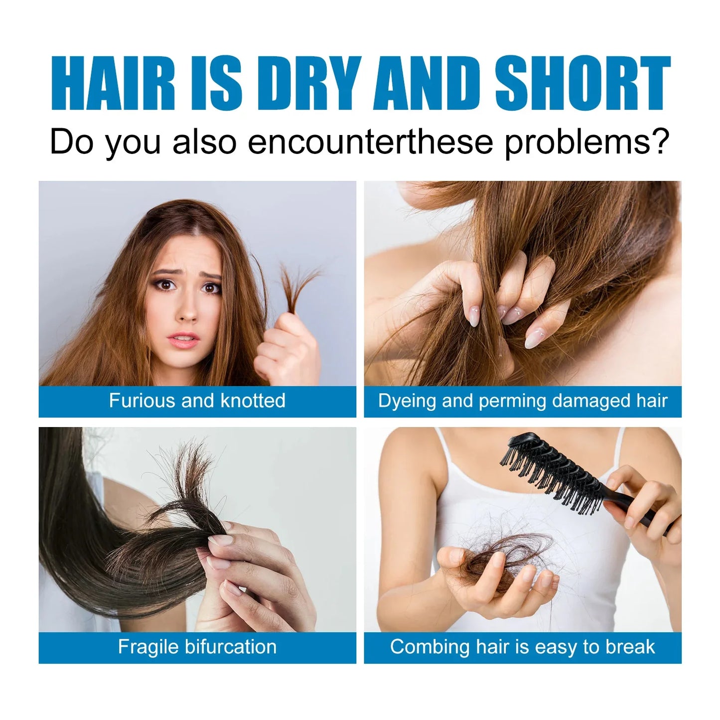 EELHOE Hair Styling Oil - Keratin, Argan Oil & Vitamins A, E & B5