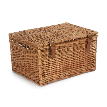 Light Steamed Windsor Wicker Picnic Basket